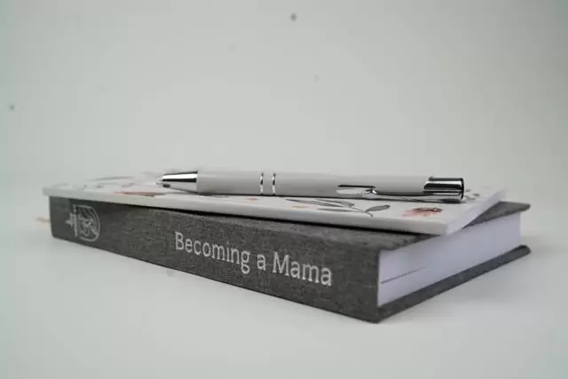 $49.95 Baby shower gift - la morsa baby log book and journal with led pen