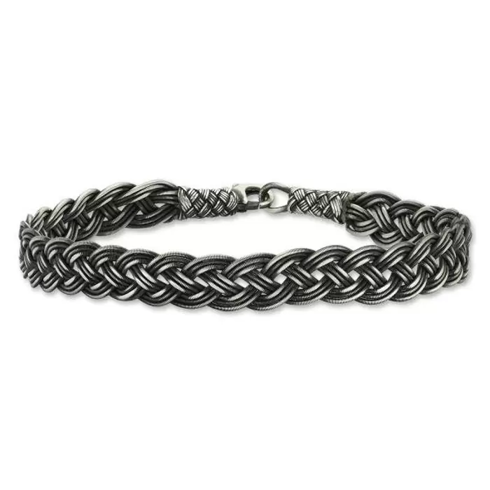 Shop Quality Handwoven Pure Silver Mens Jewellery Online