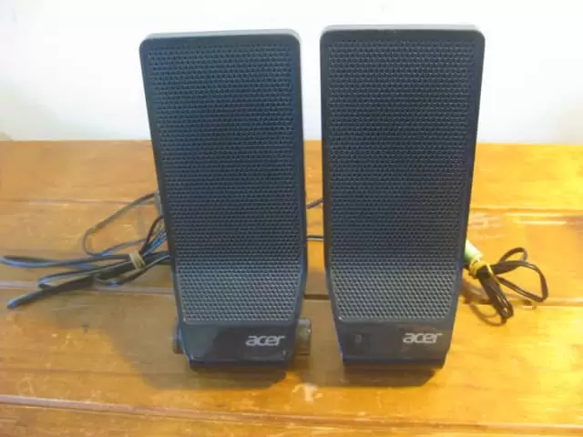 $30 ACER 9M-20A200 PC Computer USB Powered Speakers (Black) Exc Condition